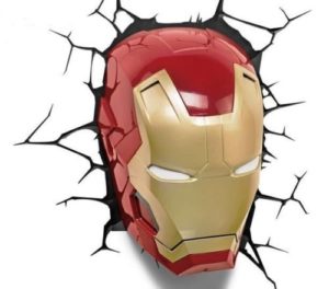 Iron Man 3 Mask Superhero 3D Deco Light