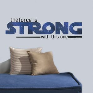 RoomMates Star Wars Classic The Force Is Strong Quote