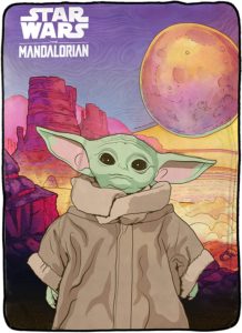 Jay Franco Star Wars The Mandalorian The Child Baby Yoda First Meeting Blanket