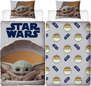 Baby Yoda Star Wars Mandalorian Single Duvet Cover Set