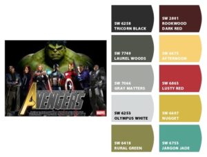 Avengers Color Scheme
