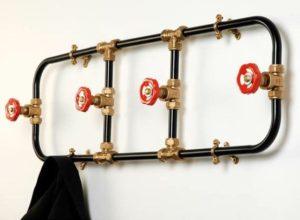 DIY Firemen's Coat Rack