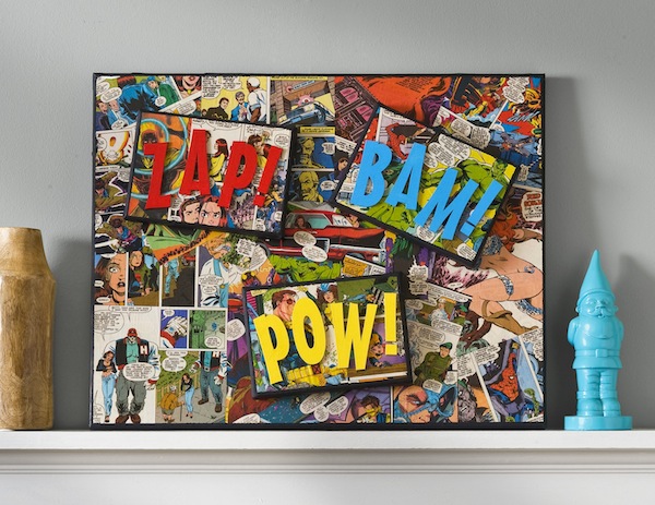 DIY Super Hero Canvas Art