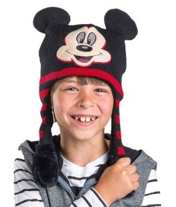 Disney Mickey Mouse Black and Red Flipeez Hat