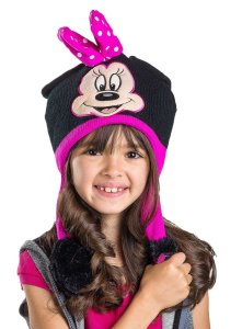 Disney Minnie Mouse Black and Pink Flipeez Hat