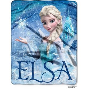 Disney's Frozen Silk Touch Elsa Palace Throw Blanket