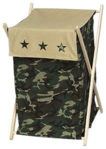 Laundry Hamper - Green Camo