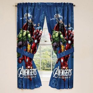 Marvel Avengers Assemble Window Panels Curtains Drapes