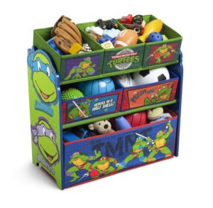 Ninja Turtles Multi Bin Storage Organizer