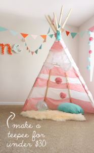 No Sew Kids Teepee