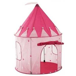 Pink Princess Castle Fairy House Kids Play Tent