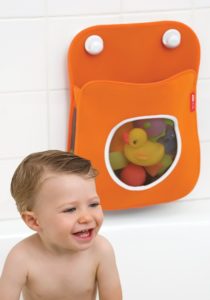 Skip Hop Tubby Bath Toy Organizer Orange