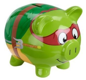 Teenage Mutant Ninja Turtles TMNT Piggy Bank