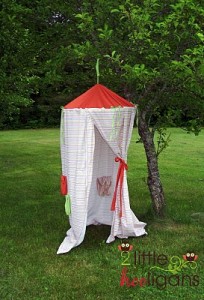 Two Little Hooligans Play Tent