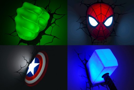 Wicked Super Hero Wall Lights!