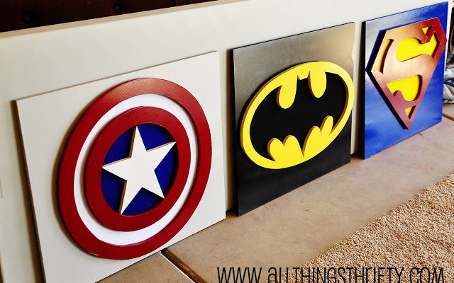 Design Your Own Super Hero Wall Art