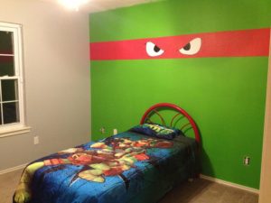 Ninja Turtle Wall Paint